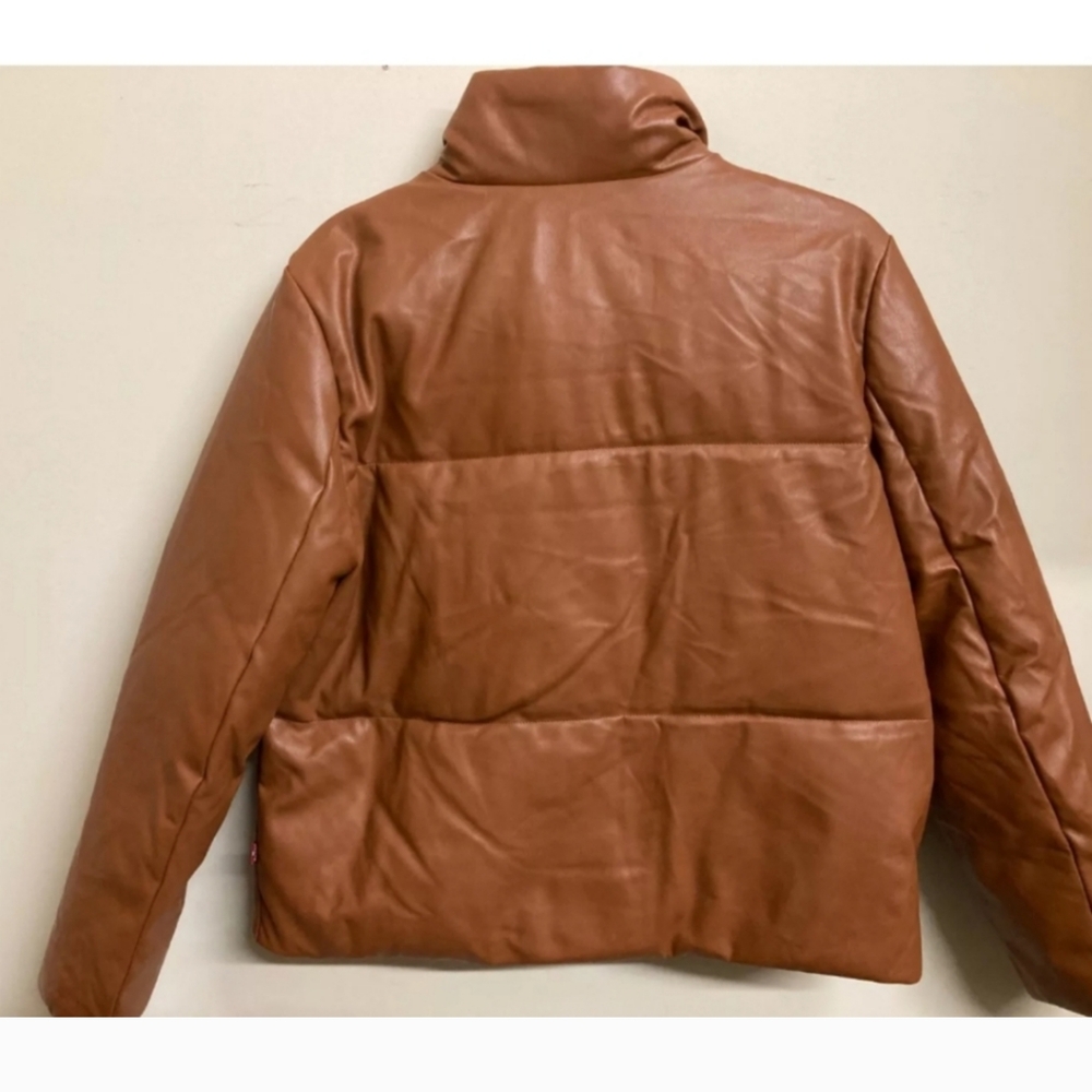Levi's Ladies' Faux Leather Puffer Jacket - Picture 5 of 5